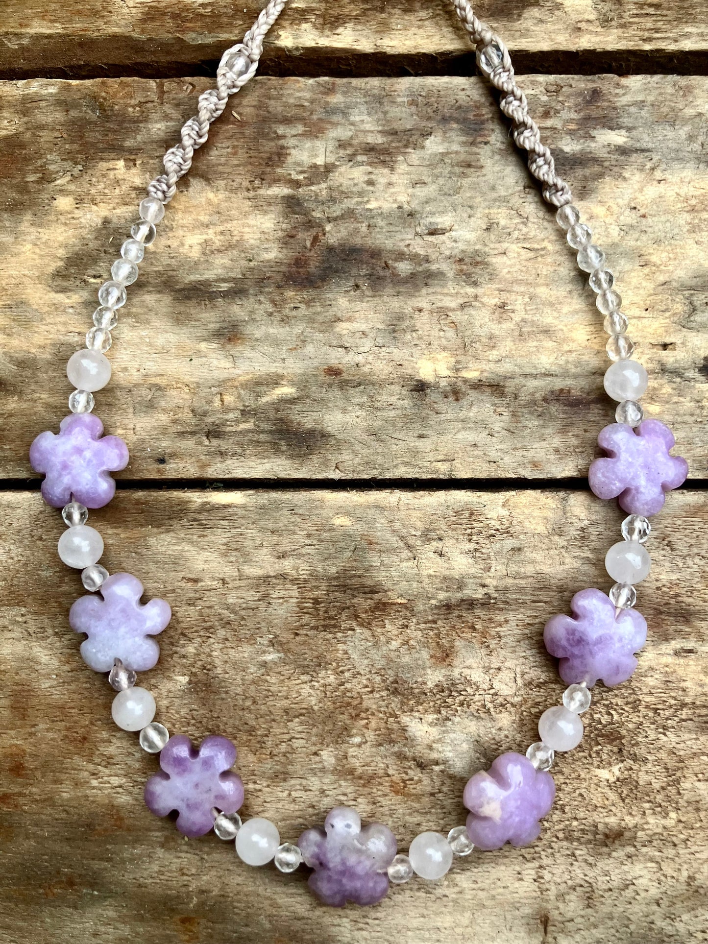 Lepidolite Flower Fae