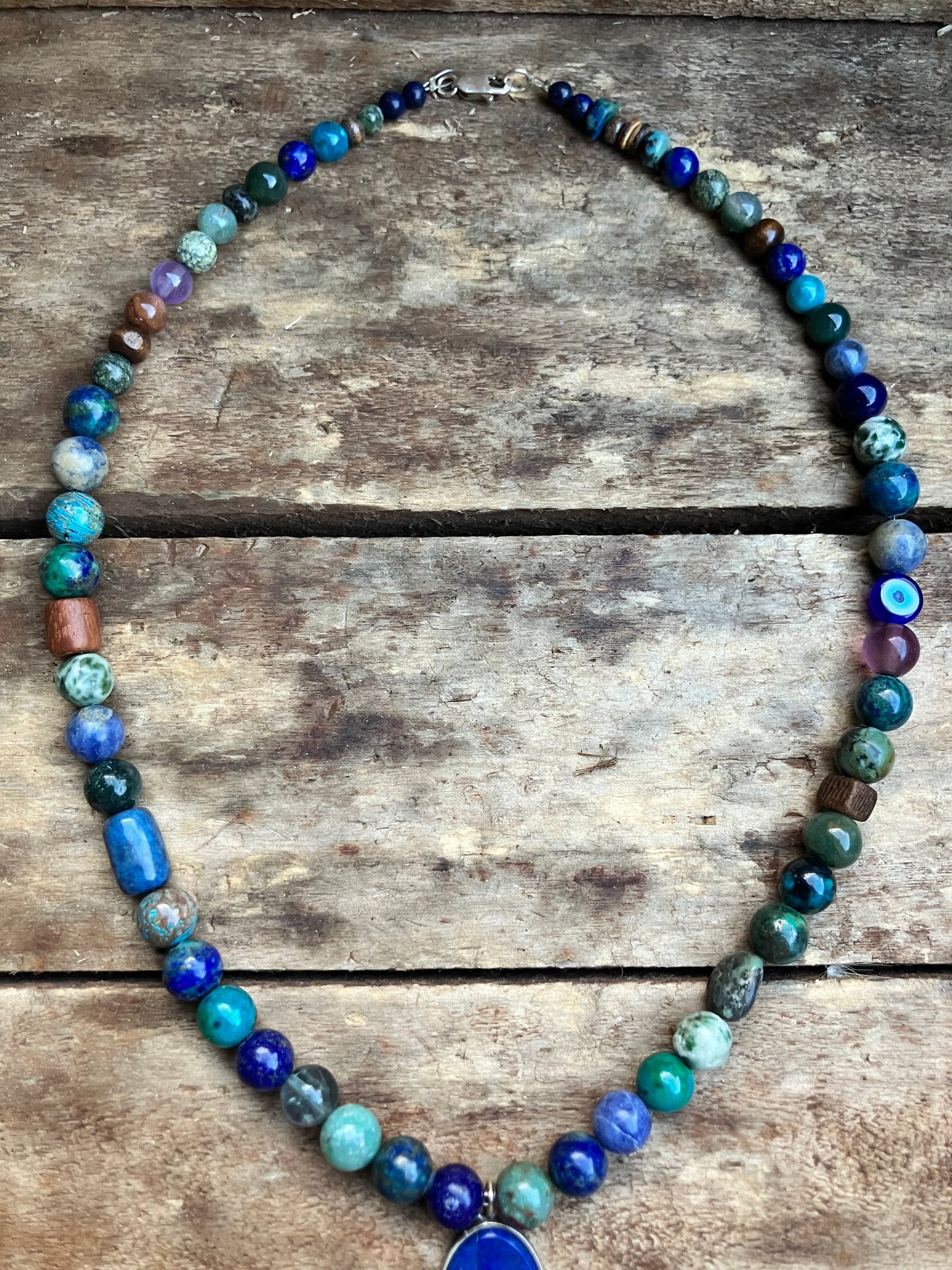 Higher Chakras Mixed Beaded Necklace