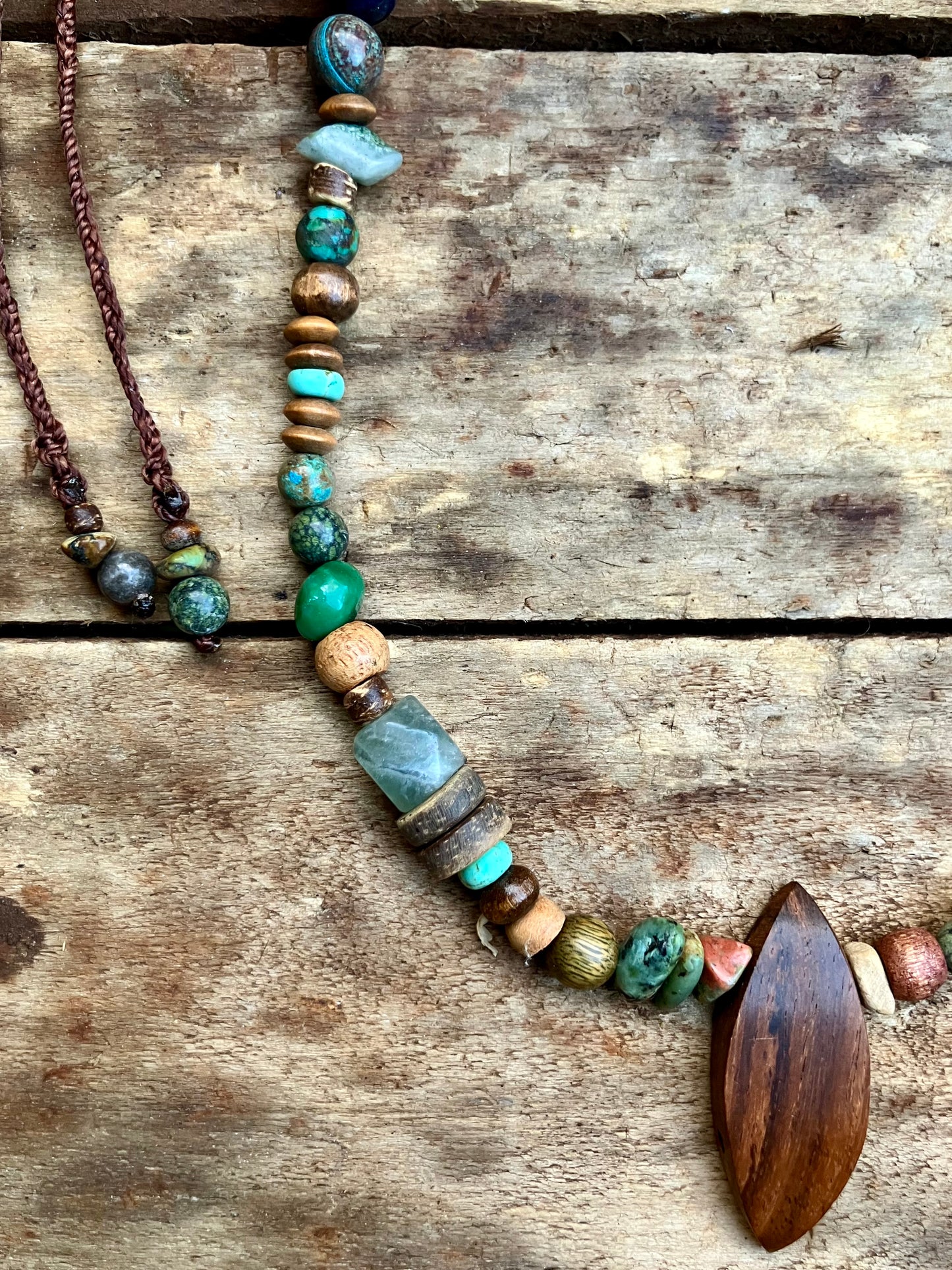Mixed Crystal & Wooden Beads
