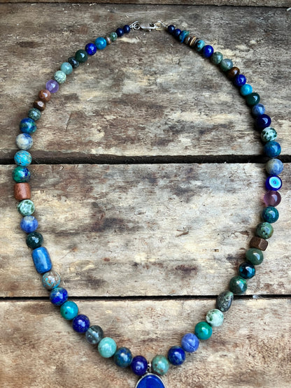 Higher Chakras Mixed Beaded Necklace