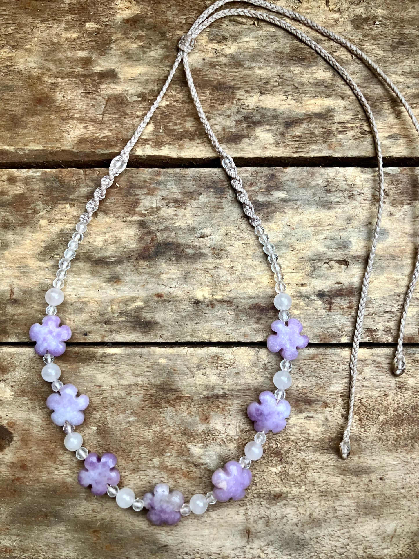 Lepidolite Flower Fae