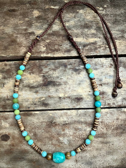 Amazonite & Chrysophase beads