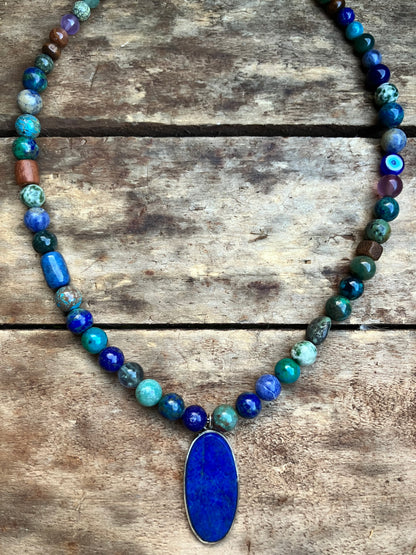 Higher Chakras Mixed Beaded Necklace