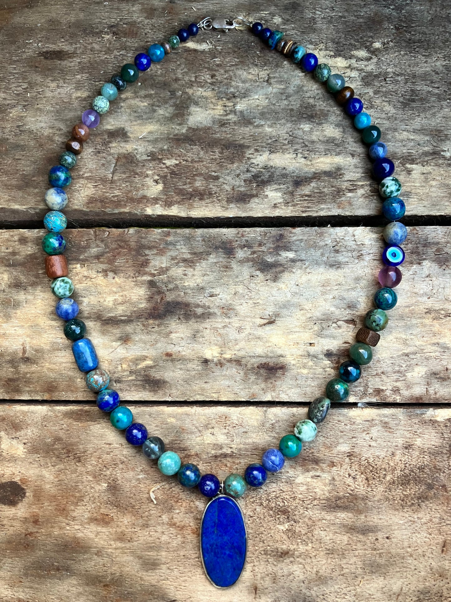 Higher Chakras Mixed Beaded Necklace