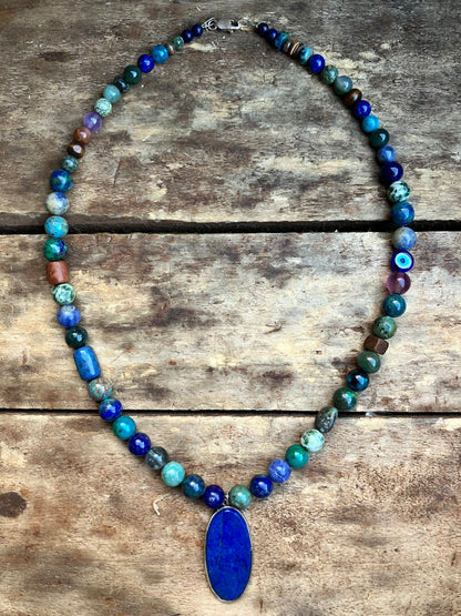 Higher Chakras Mixed Beaded Necklace