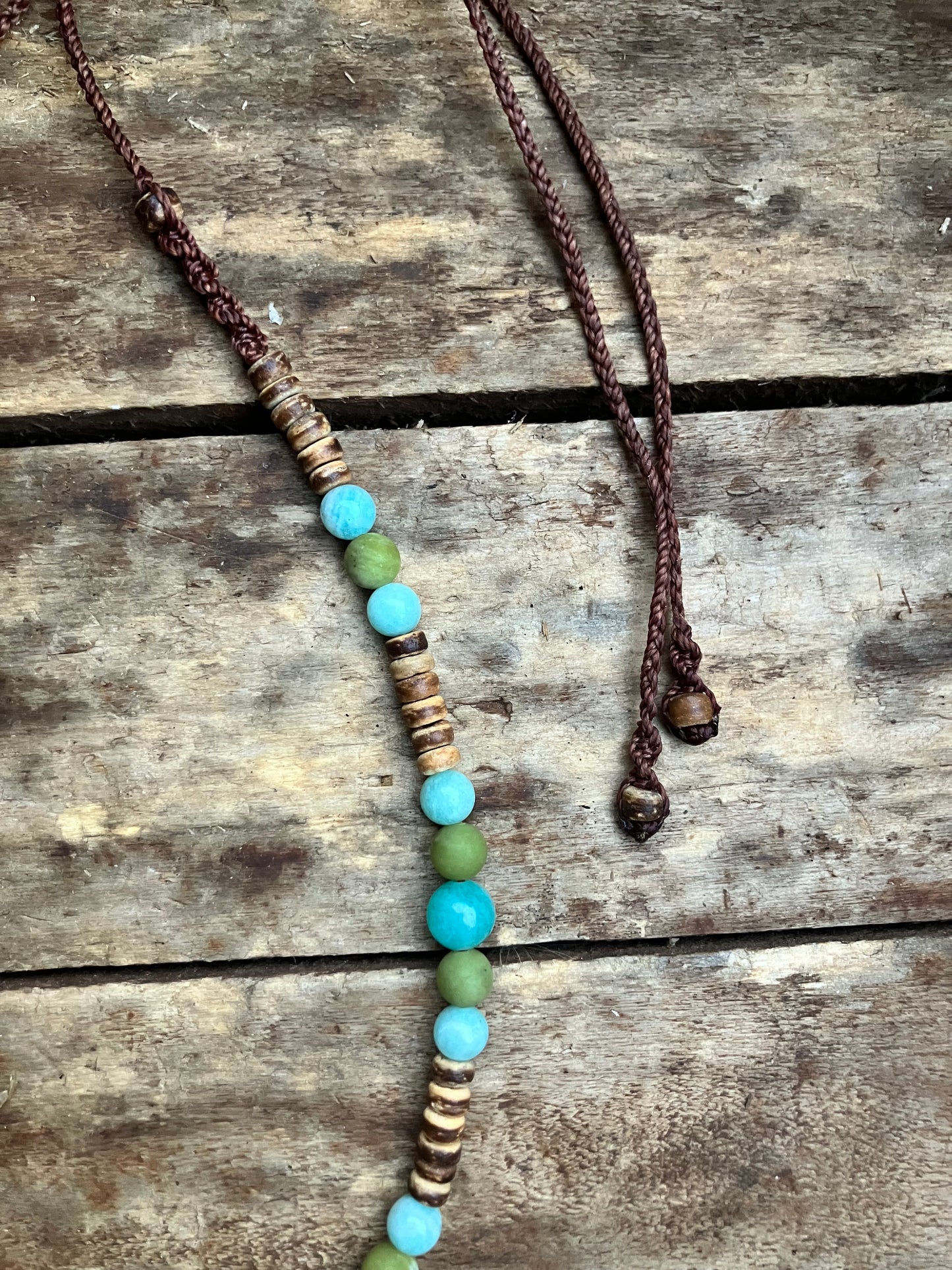 Amazonite & Chrysophase beads